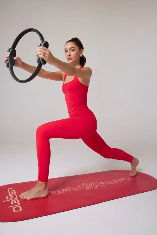 Evo High Rise Leggings - Lava - Olaben