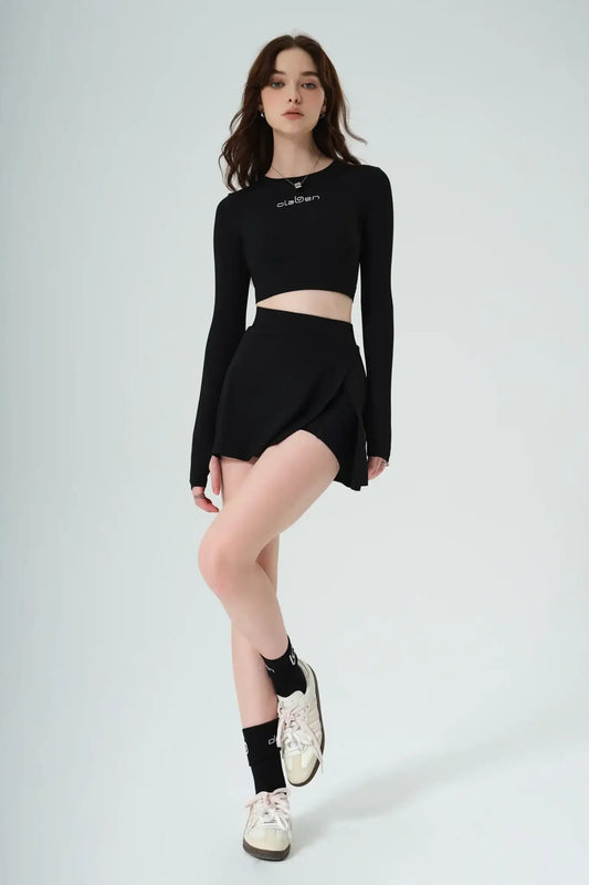 Active Mini Skirt - Black - Olaben