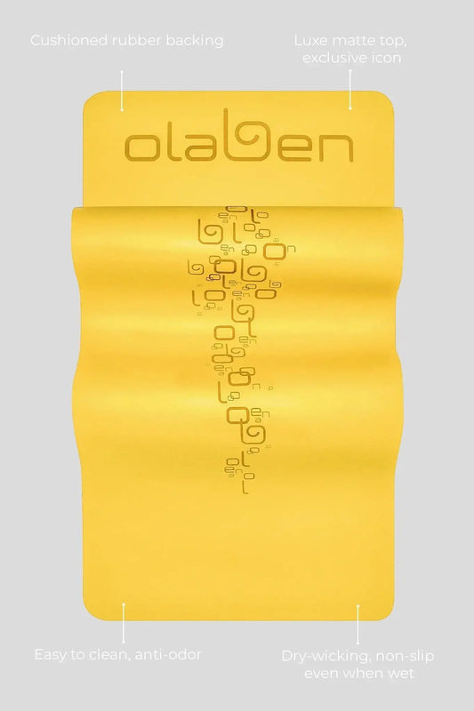 Signature Yoga Mat - Gamboge - Olaben